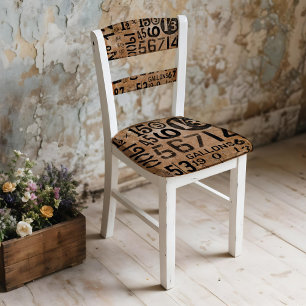 Papel De Presente Números de Vintage Papel de enrolamento para desac