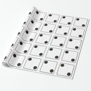 Papel De Presente Números DICE de tubarões 2 + seu backgr.