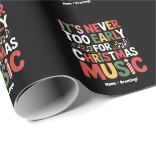 Papel De Presente Nunca É Muito Cedo Para A Música De Natal Engraçad