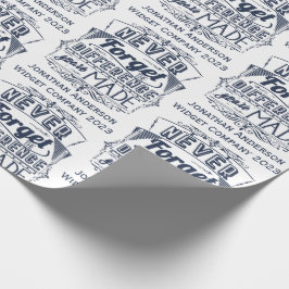 Papel De Presente Nunca esqueça a diferença que você fez Obrigados
