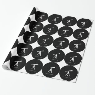 Papel De Presente Nunca pare de procurarar o telescópio