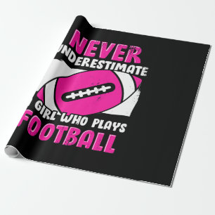 Papel De Presente Nunca Subestime Uma Garota Que Joga Futebol