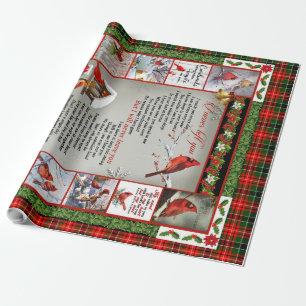 Papel De Presente Nunca Te Deixei, Cardeal De Natal.
