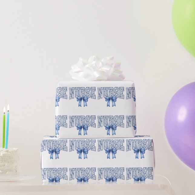 Papel De Presente Nurse Wrapping Paper (Presentes para festas)