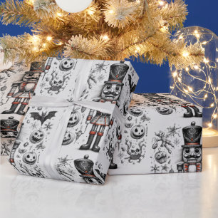 Papel De Presente Nutcracker assustador