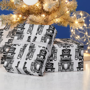 Papel De Presente Nutcracker assustador