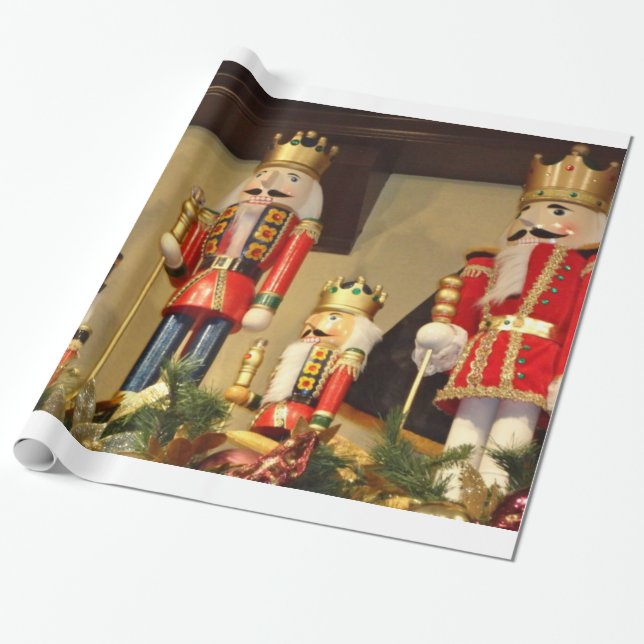 Papel De Presente Nutcracker do Natal (Desenrolado)