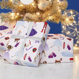 Papel De Presente Nutcracker personifica Soldiers King Toys