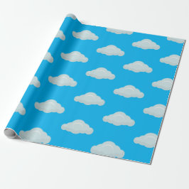 Papel De Presente Nuvens.