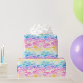 Papel De Presente Nuvens Arco-íris