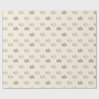 Papel De Presente Nuvens Pastel