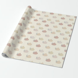 Papel De Presente Nuvens Pastel