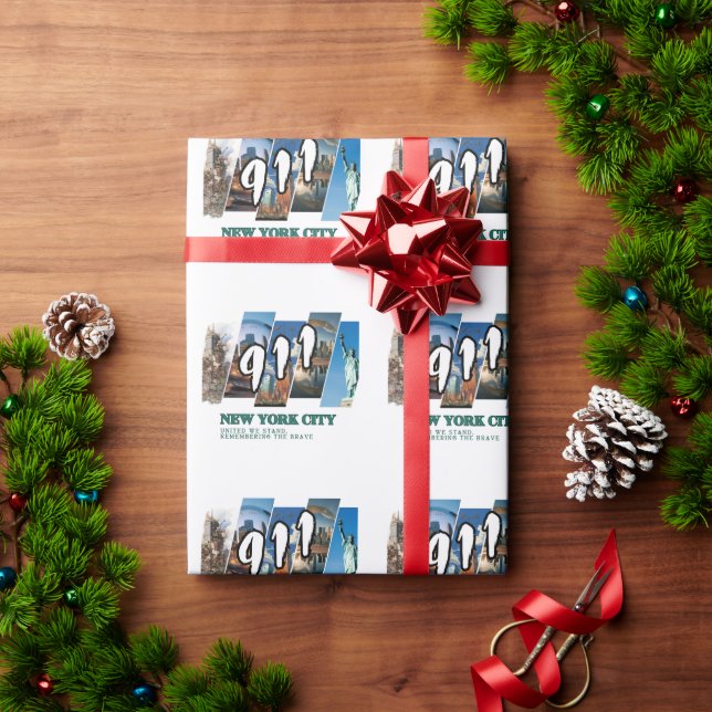 PAPEL DE PRESENTE NYC 911 (Presente de Natal)