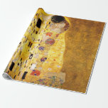 Papel De Presente O Beijo de Gustav Klimt<br><div class="desc">Gustav Klimt - Artista Art Nouveau</div>