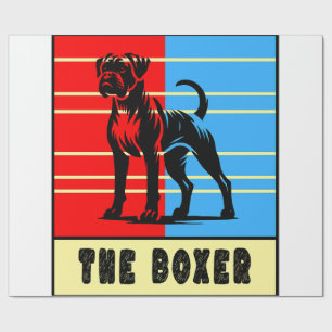 Papel De Presente O Boxer - Cachorro Forte