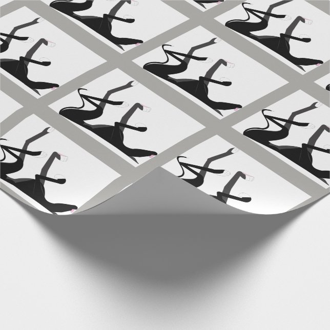 Papel De Presente O cão de Roaching (Ponta)