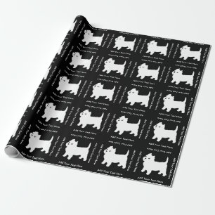 Papel De Presente O cão pequeno o mais bonito de Westie -