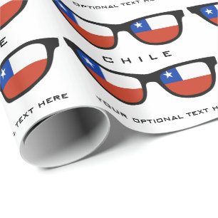 Papel De Presente O Chile ensina texto personalizado e quebra de pre