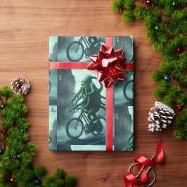 Papel De Presente O ciclista Eldritch: Cthulhu anda de bicicleta
