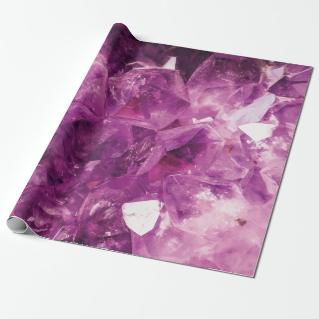 Papel De Presente O Cristal Violeta (Desenrolado)