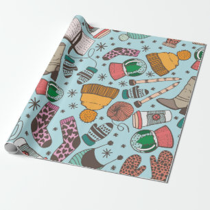 Papel De Presente O desenho de rabisco desenhado à mão é um padr