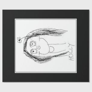 Papel De Presente O Desenho do Seu Filho - Presente do Dia das Mães