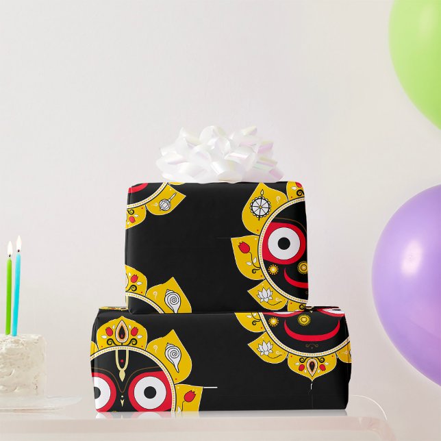 Papel De Presente O Deus Indiano Do Papel De Embalagem Do Universo (Criador carregado)