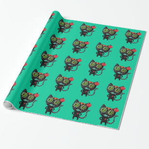 Papel De Presente O dia do gato preto inoperante