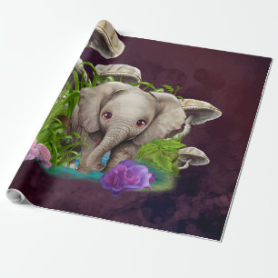 Papel De Presente O Elefante Para Bebê Mais Pobre
