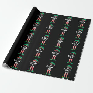Papel De Presente O Elfo Golfista Família Golf Correspondente Natal