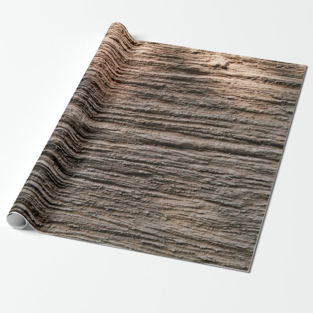 Papel De Presente O enferrujamento amassado na parede isolado. Rust  (Desenrolado)