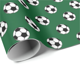 Papel De Presente O futebol do futebol ostenta o tema toda a cor do