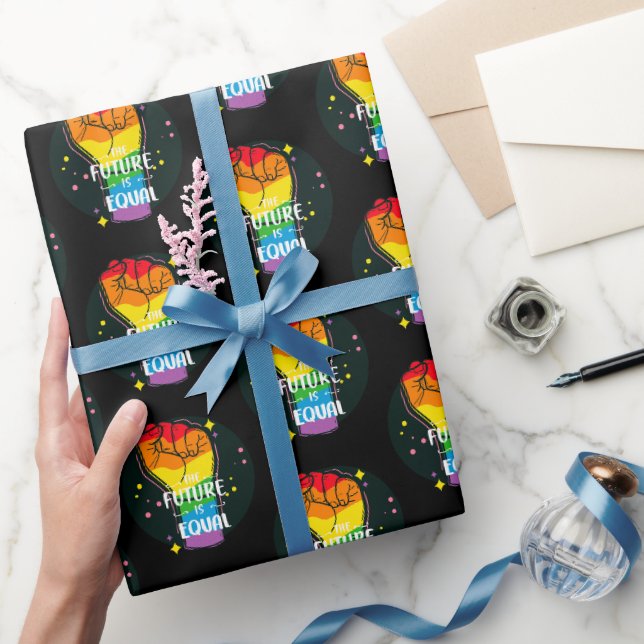 Papel De Presente O Futuro É Igual À Pressão (Presentear)