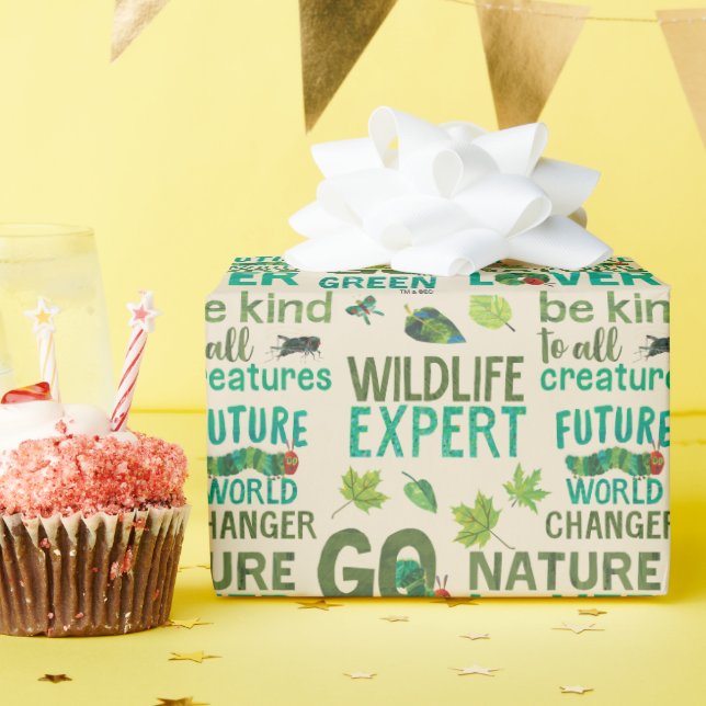 Papel De Presente O Futuro Mundial da Lagarta, muito faminto, (Festa de aniversário)