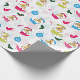 Papel De Presente O gato de Natal está dormindo