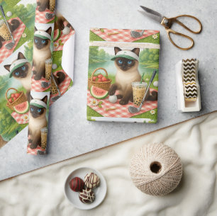 Papel De Presente O Golfer é um piquenique no jardim