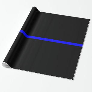 Papel De Presente O gráfico de linha azul fino simbólico