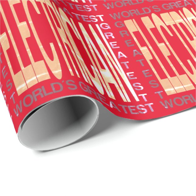 Papel De Presente O grande eletricista dos mundos (Ponta do rolo)