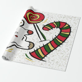 Papel De Presente O Homem de Biscoito -