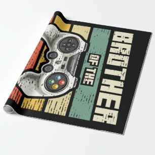 Papel De Presente O Irmão Do Jogo De Aniversários Deu Presente