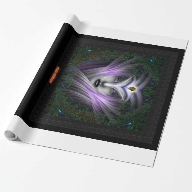 Papel De Presente O Jardim Dos Sonhos (Desenrolado)