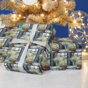 Papel De Presente O Lace da Rainha Anne em Mason Jar