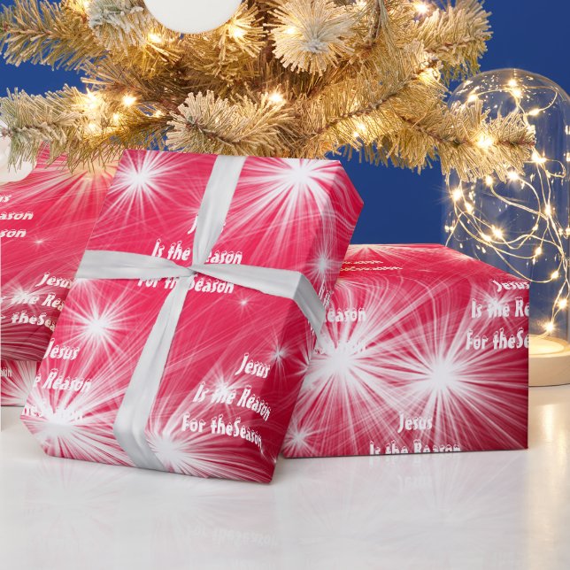 Papel De Presente O Livro de Natal Jesus é a razão (Feriados)