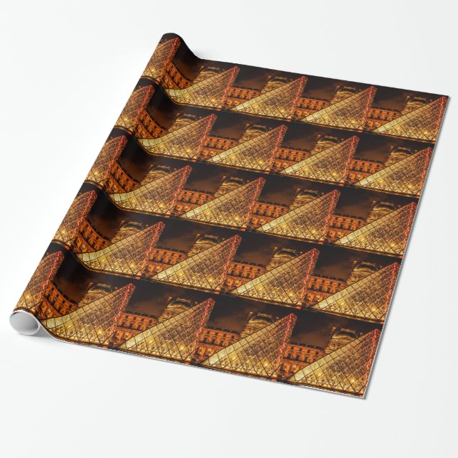 Papel De Presente O Louvre (Desenrolado)