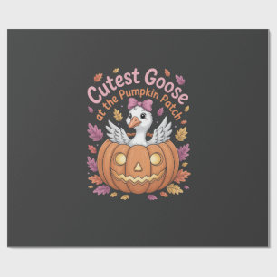 Papel De Presente O maior ganso do Pumpkin Patch de Ação de Graças