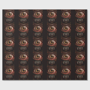 Papel De Presente O Medo dos Olhos – Creepy Gothic Horror Halloween