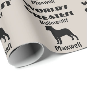 Papel De Presente O melhor cão Bullmastiff do mundo
