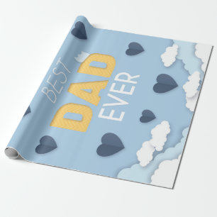 Papel De Presente O melhor Dia de os pais de sempre