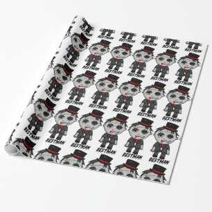 Papel De Presente O melhor homem do Zombie no casamento do presente