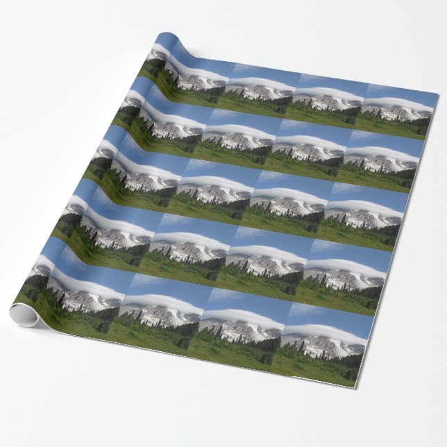 Papel De Presente O Monte Rainier 5 (Desenrolado)